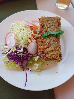 Puré de papa con ragu  at Mango in Montevideo