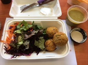 Falafel  at Mango in Montevideo