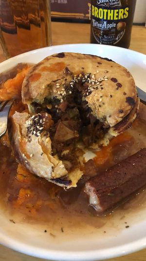 Inside the Shepherd-less pie , pure heaven  at Pie Society - Xingfu in Shanghai