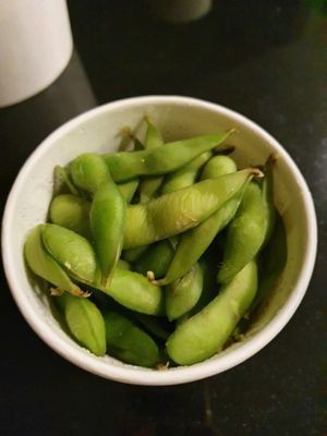 Edamame  at Torraku Ramen in San Francisco
