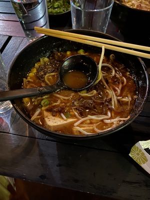 Veggie Ramen! at Torraku Ramen in San Francisco