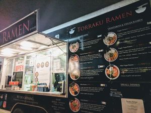 Food truck located at spark social sf at Torraku Ramen in San Francisco