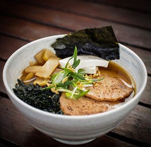 Garlic Miso Vegan Ramen at Torraku Ramen in San Francisco