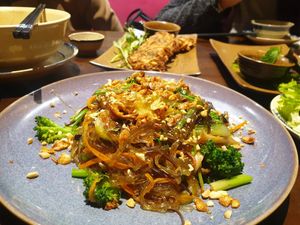 Sweet and sour noodles at Oneness Chay in Hanoi