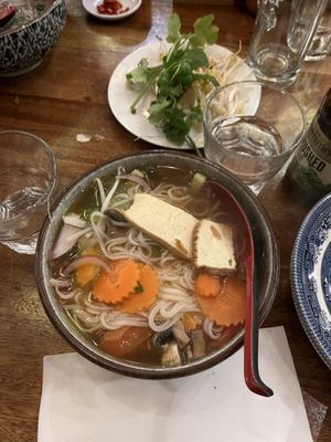 Vegan noodle soup  at Saigon Kingdom - Beach St in Queenstown