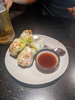 Summer rolls at Saigon Kingdom - Beach St in Queenstown