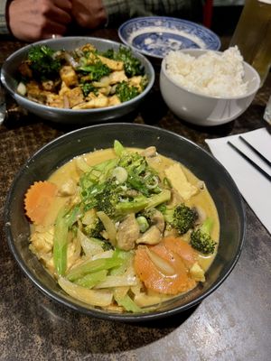Lemongrass Tofu and Coconut Milk Curry   at Saigon Kingdom - Beach St in Queenstown