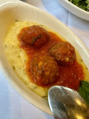 Vegan meatballs  at Terramia Ristorante in Boston