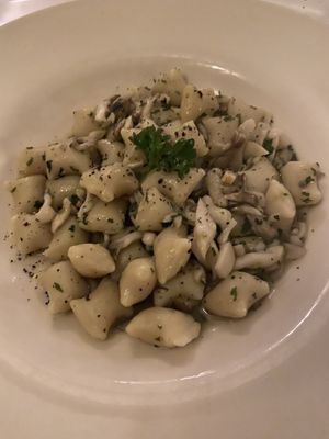 Vegan mushroom gnocchi  at Terramia Ristorante in Boston