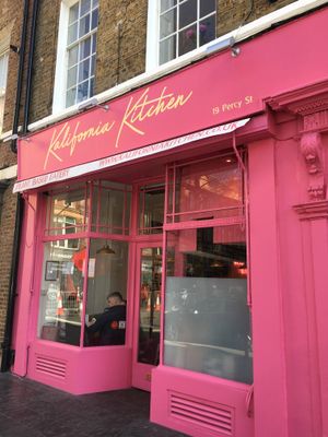 Shopfront  at Kalifornia Kitchen in London