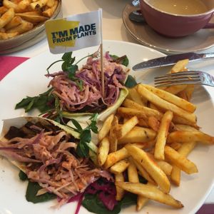 Tacos & smoked paprika and thyme fries at Kalifornia Kitchen in London