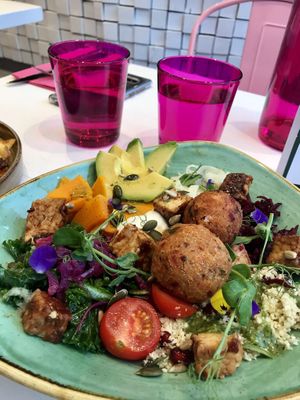 Kale salad  at Kalifornia Kitchen in London