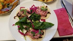 Banana tacos at Kalifornia Kitchen in London