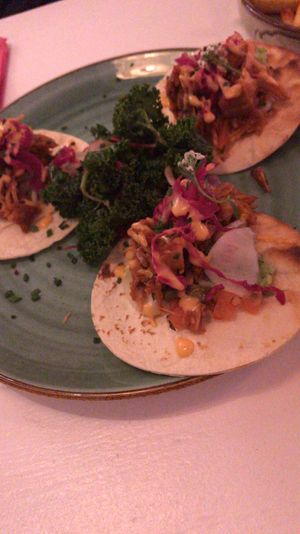 Jackfruit tacos  at Kalifornia Kitchen in London