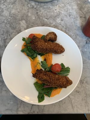 Oyster mushroom at Kalifornia Kitchen in London