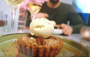 Peacan dessert at Kalifornia Kitchen in London