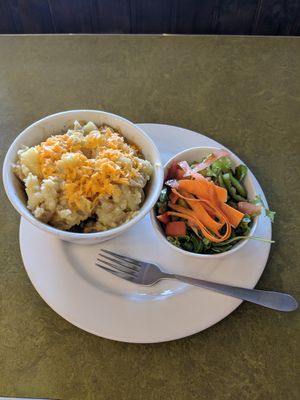 Shepherd's pie at Embassy Vegetarian Cafe in Katoomba