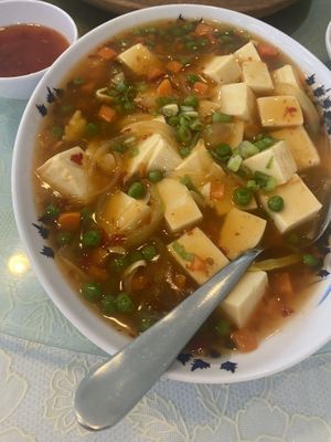 Tofu mapo   at VietBowl in Guam