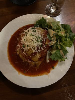 I ordered the lasagna as well. It was super delicious   at Drunken Vegan - 드렁큰비건 in Seoul