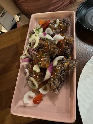 Fried cauliflower   at Drunken Vegan - 드렁큰비건 in Seoul