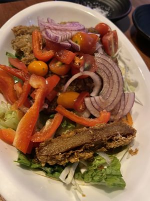 Chicken salad  at Drunken Vegan - 드렁큰비건 in Seoul