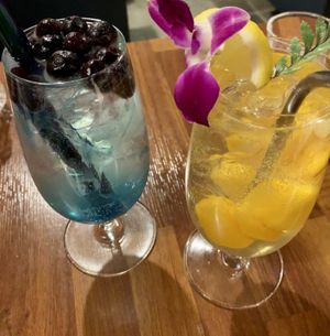 Cocktails were super tasty, natural taste, not too sweet!  at Drunken Vegan - 드렁큰비건 in Seoul