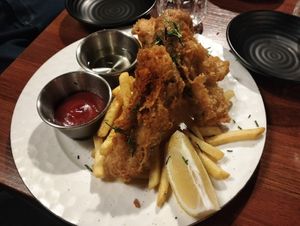 Vegan Fish & Chips at Drunken Vegan - 드렁큰비건 in Seoul