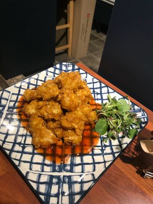 Fried cauliflower at Drunken Vegan - 드렁큰비건 in Seoul