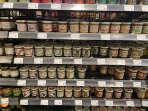 Bread spreads  at denn's Biomarkt - Rheinstr in Berlin