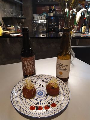 Croquetas de boniato at Purpura Project in Alicante
