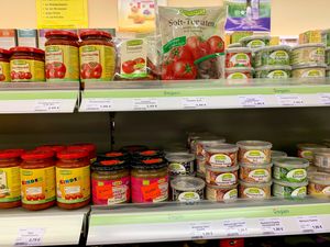 tomato stuff at Vitalia Reformhaus - Friedrichstrasse in Berlin