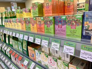 tea at Vitalia Reformhaus - Friedrichstrasse in Berlin