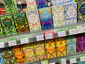 tea at Vitalia Reformhaus - Friedrichstrasse in Berlin