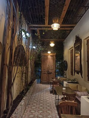 Room downstairs at Sofra in Luxor