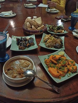 Food at Sofra in Luxor