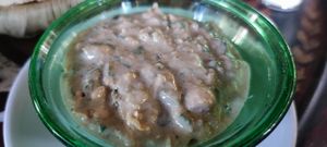 Hummus. Not typical but very delicious. at Sofra in Luxor