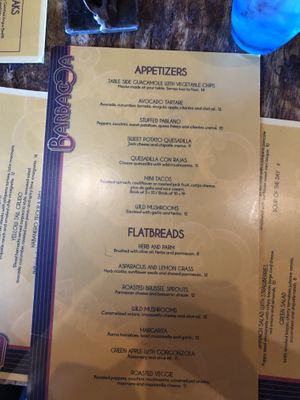 Veg Menu at Barbacoa Grill in Boise