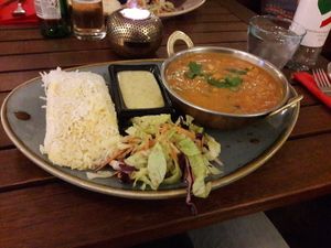 Chana masala at Cafe Mumbai in Aalborg