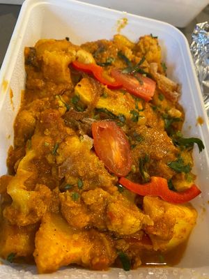 Aloo-gobhi  at Uit India in Alkmaar