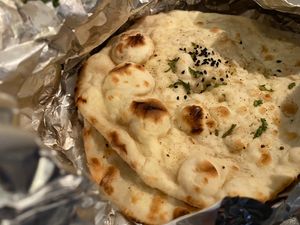 Naan 🫓  at Uit India in Alkmaar