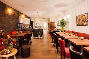 The balance between the authentic East and the hygienic West. at Uit India in Alkmaar