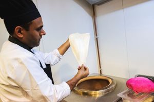 Our chef Ganesh at Uit India in Alkmaar