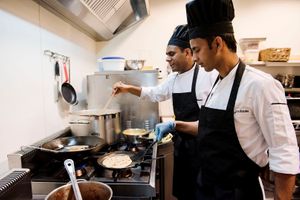 Ganesh and Geetam, our friendly five star Chefs Indian Cuisine at Uit India in Alkmaar