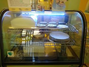 Sacher was vegan but the other ones no. at Senza Pensieri in Rome