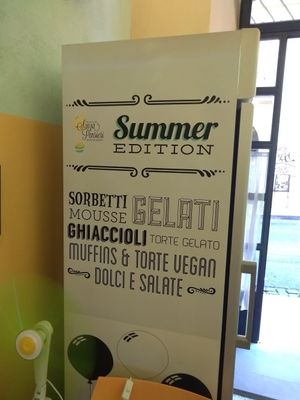 On their fridge at Senza Pensieri in Rome