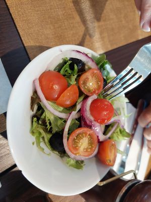 Insalata mista at Al Forno in Brighton