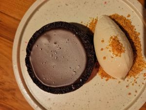 Chocolate torte. at SACRO in Buenos Aires