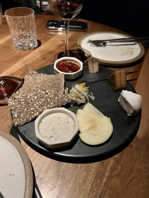 Cheeseboard   at SACRO in Buenos Aires