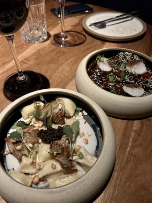 Sweet potato ravioli   at SACRO in Buenos Aires