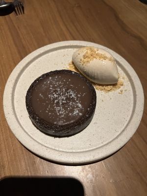 Chocolate tart   at SACRO in Buenos Aires
